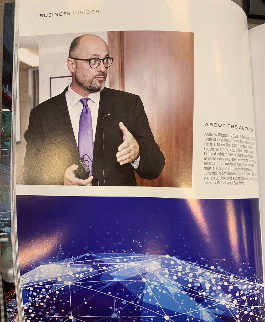 Business Insider feature showing Andrew Rippon speaking