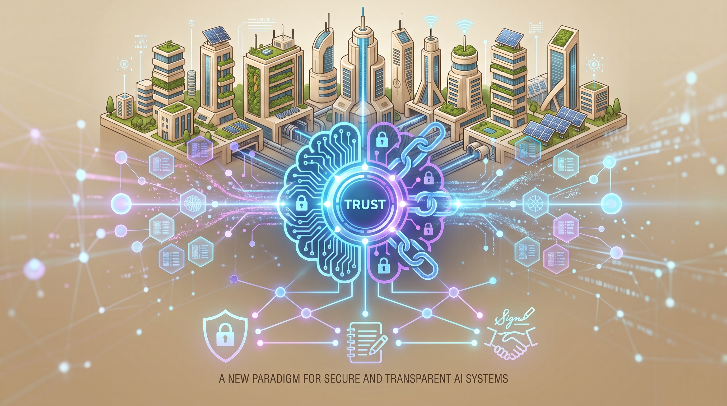 The Cryptographic Trust Engine: How Blockchain Technology is Transforming AI Governance for Cities